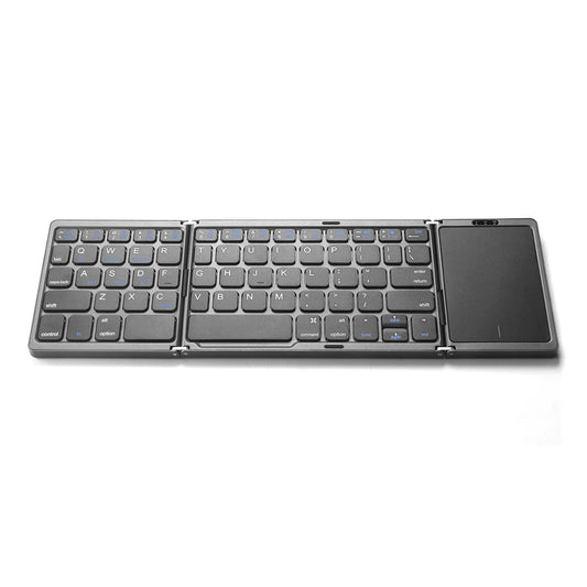Slim foldable folding wireless keyboard for Android, IOS, laptop, tablet.